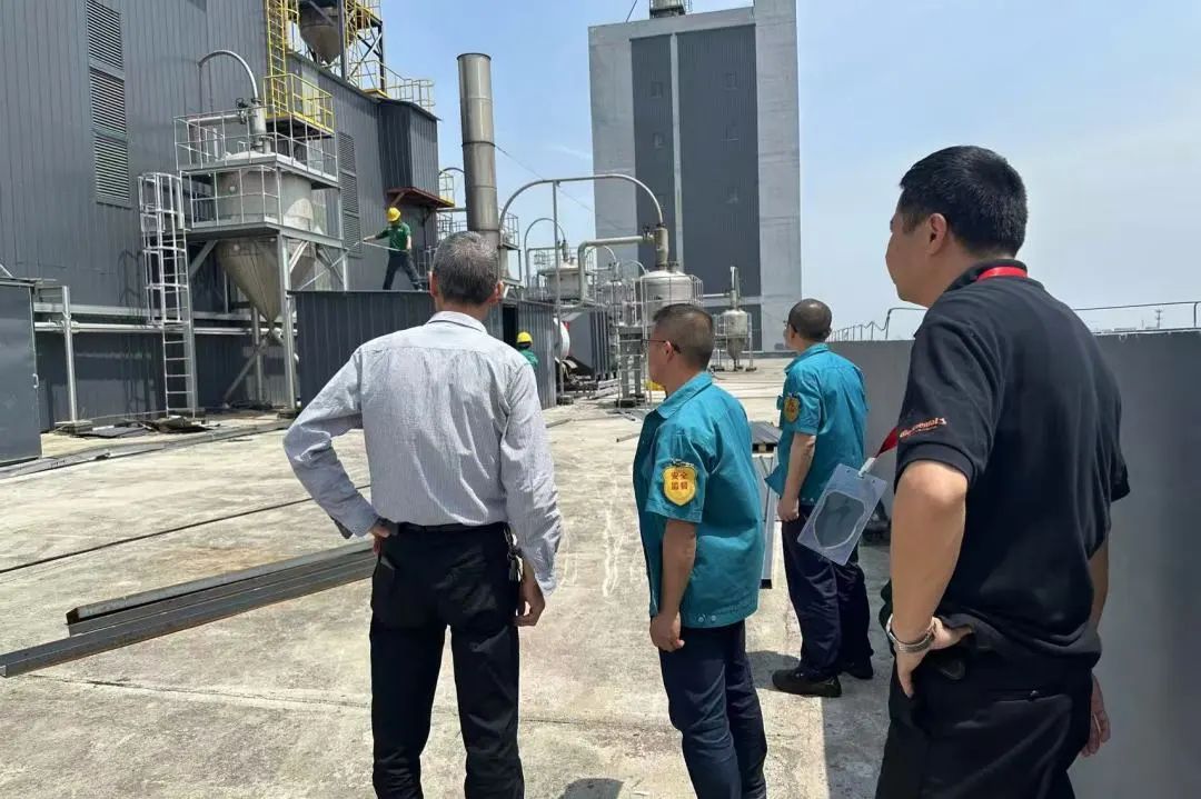Changshu Polyester esegue ispezioni di sicurezza prima delle vacanze di maggio